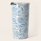 French Country Fig Garden In Blue Travel Mug Gallery Image 3