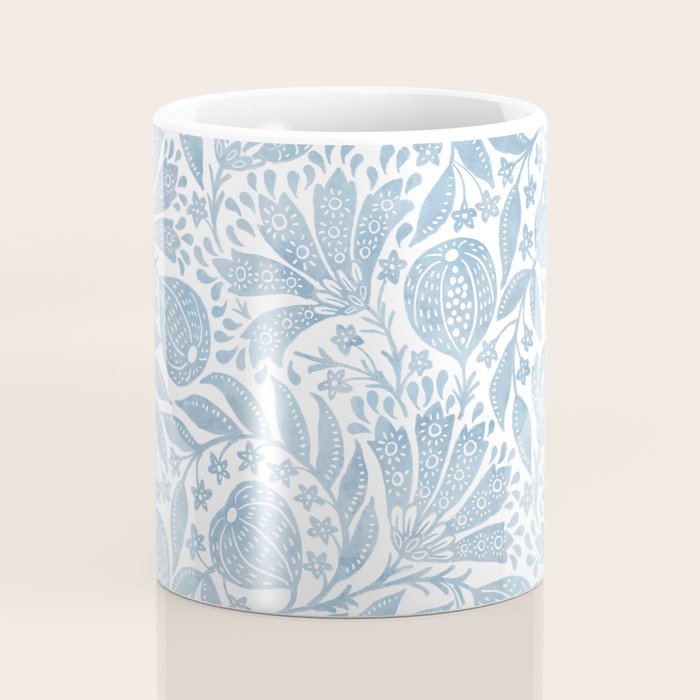 French Country Fig Garden In Blue Coffee Mug Gallery Image 4