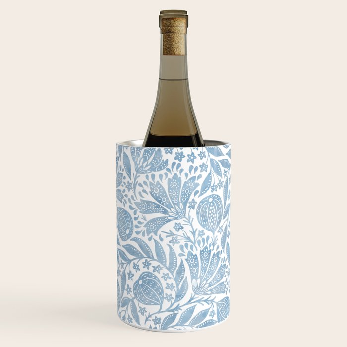 French Country Fig Garden In Blue Wine Chiller Gallery Image 1