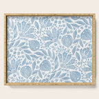 French Country Fig Garden In Blue Serving Tray Gallery Image 1