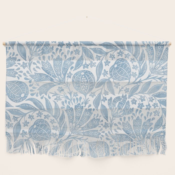 French Country Fig Garden In Blue Wall Hanging Gallery Image 1