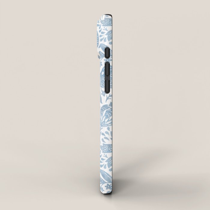French Country Fig Garden In Blue iPhone Case Gallery Image 2