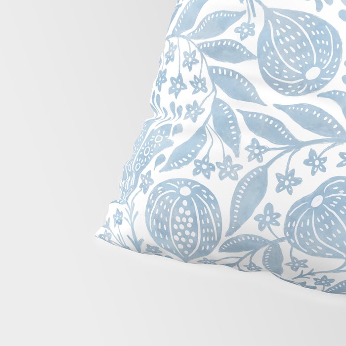 French Country Fig Garden In Blue Pillow Sham Gallery Image 4