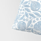 French Country Fig Garden In Blue Pillow Sham Gallery Image 4