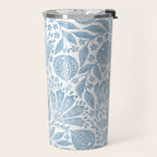 French Country Fig Garden In Blue Travel Mug Gallery Image 2