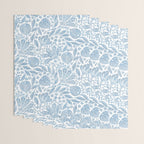 French Country Fig Garden In Blue Wrapping Paper Gallery Image 3