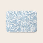 French Country Fig Garden In Blue Bath Mat Gallery Image 1