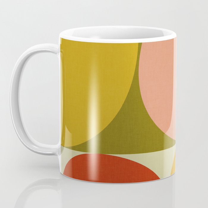mid mod geometric organic II Coffee Mug Gallery Image 3