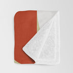 mid mod geometric organic II Throw Blanket Gallery Image 3