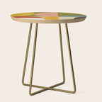 mid mod geometric organic II Side Table Gallery Image 1
