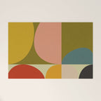 mid mod geometric organic II Welcome Mat Gallery Image 1