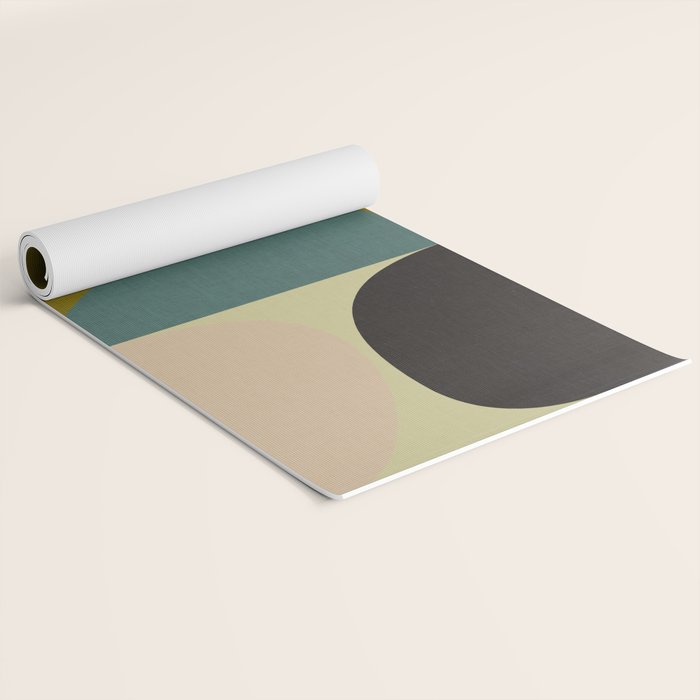 mid mod geometric organic II Yoga Mat Gallery Image 2