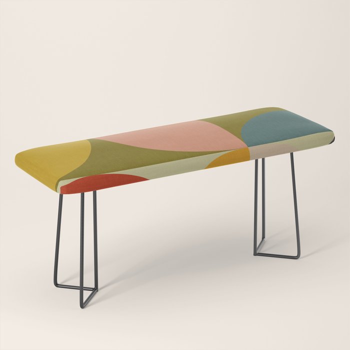 mid mod geometric organic II Bench Gallery Image 1