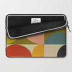 mid mod geometric organic II Laptop Sleeve Gallery Image 2