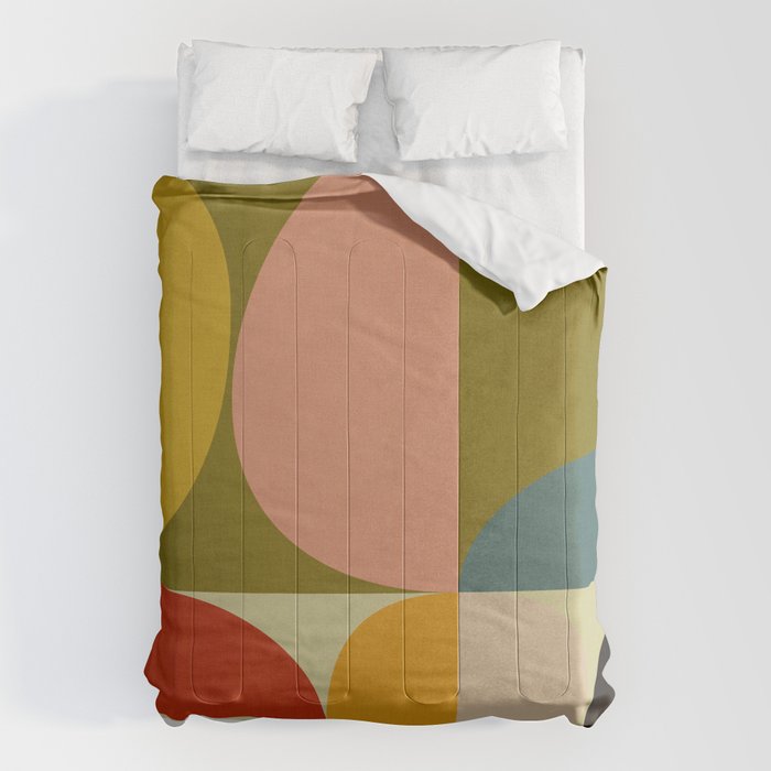mid mod geometric organic II Comforter Gallery Image 1