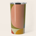 mid mod geometric organic II Travel Mug Gallery Image 1