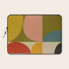 mid mod geometric organic II Laptop Sleeve Gallery Image 1