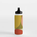 mid mod geometric organic II Water Bottle Gallery Image 3