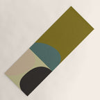 mid mod geometric organic II Yoga Mat Gallery Image 1