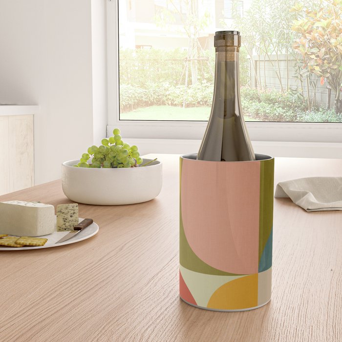 mid mod geometric organic II Wine Chiller Gallery Image 4