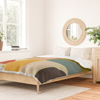 mid mod geometric organic II Duvet Cover Gallery Image 2