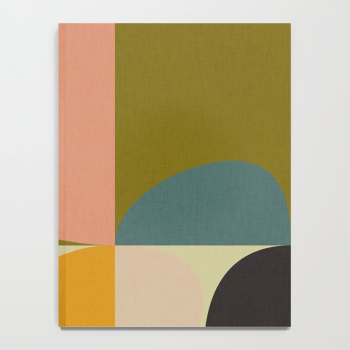 mid mod geometric organic II Notebook Gallery Image 4