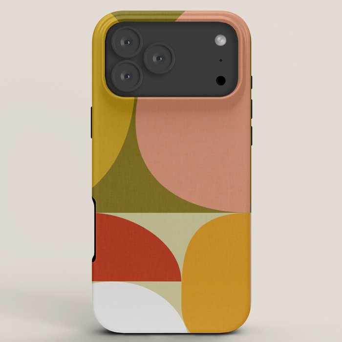 mid mod geometric organic II iPhone Case Gallery Image 8
