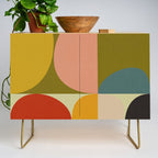mid mod geometric organic II Credenza Gallery Image 1