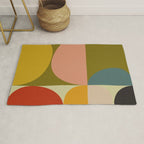 mid mod geometric organic II Rug Gallery Image 1