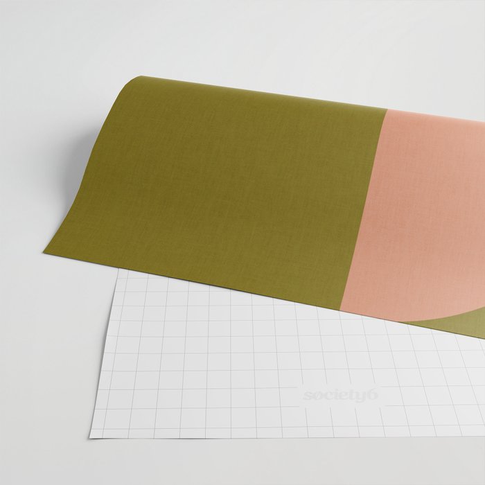 mid mod geometric organic II Wrapping Paper Gallery Image 2