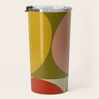 mid mod geometric organic II Travel Mug Gallery Image 3