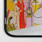 Lovers Watching an Approaching Thunderstorm, Indian Miniature Painting  Laptop Sleeve Gallery Image 3