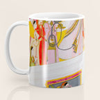Lovers Watching an Approaching Thunderstorm, Indian Miniature Painting  Coffee Mug Gallery Image 3