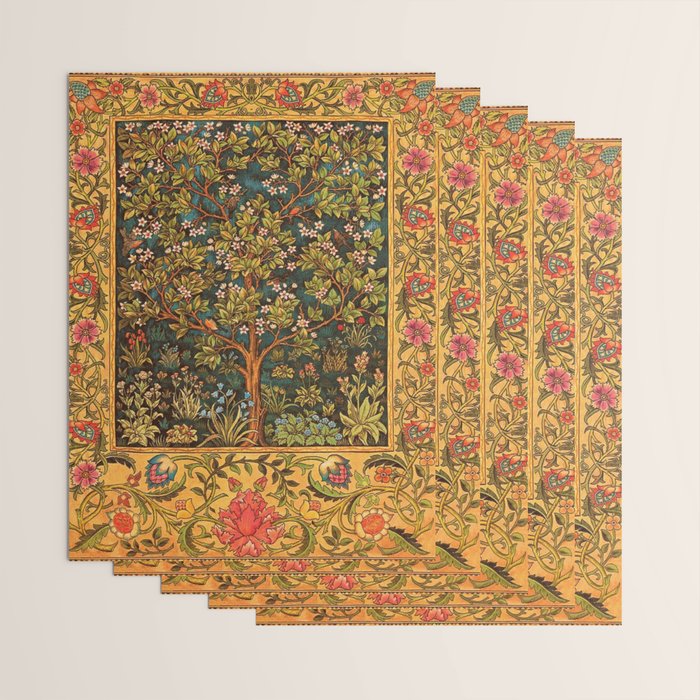 William Morris Tree Of Life,No, 02. Wrapping Paper Gallery Image 3