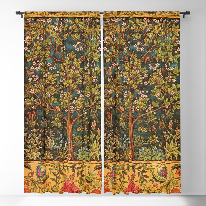 William Morris Tree Of Life,No, 02. Window Curtain Gallery Image 5