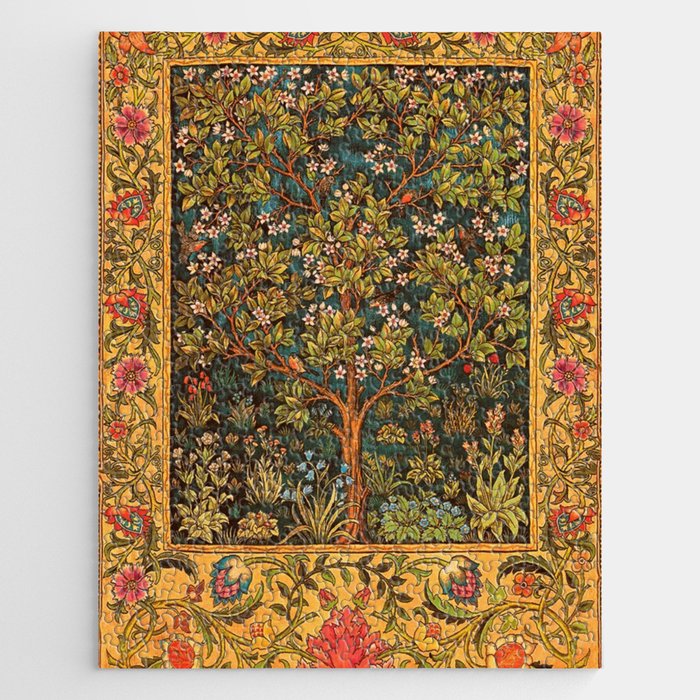 William Morris Tree Of Life,No, 02. Jigsaw Puzzle Gallery Image 1