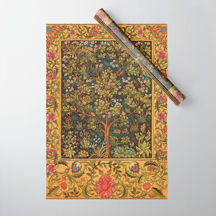 William Morris Tree Of Life,No, 02. Wrapping Paper Gallery Image 1