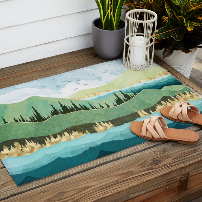 Autumn Shore Outdoor Rug Gallery Image 2