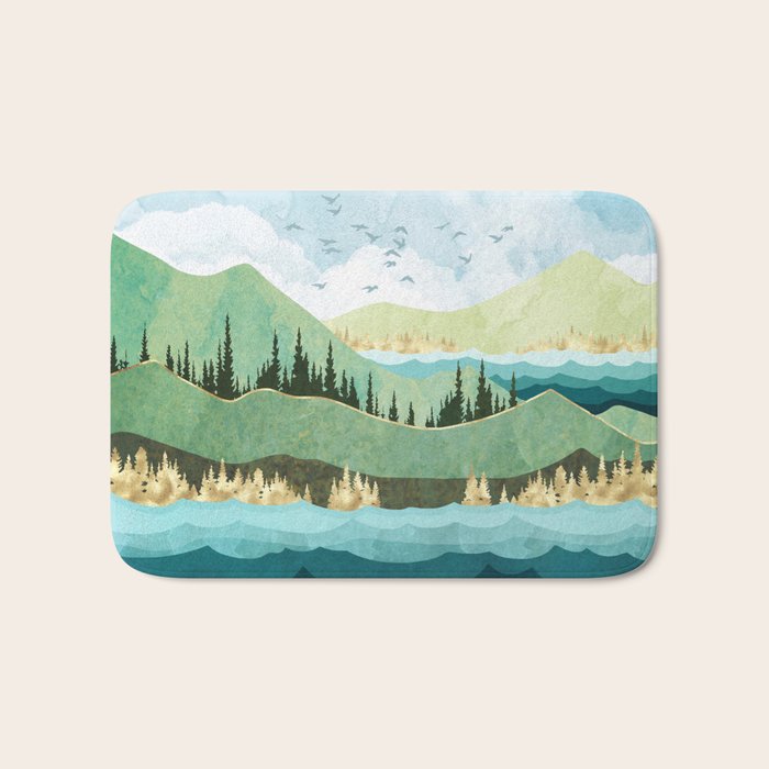 Autumn Shore Bath Mat Gallery Image 1