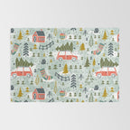 Home For The Holidays Blush Mint Christmas Rug Gallery Image 2