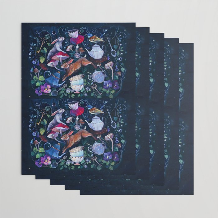 Wonderland Tea Party Wrapping Paper Gallery Image 3