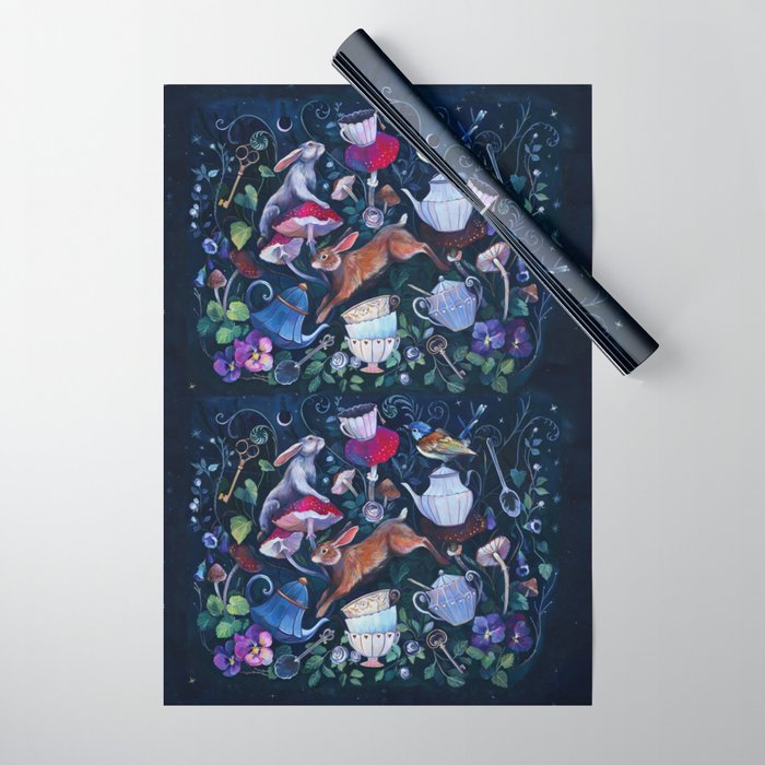 Wonderland Tea Party Wrapping Paper Gallery Image 1