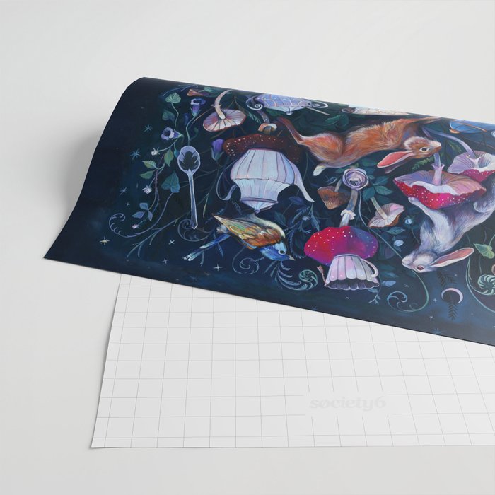 Wonderland Tea Party Wrapping Paper Gallery Image 2