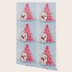 Retro Christmas, Vintage Christmas Kitten Wallpaper Gallery Image 2