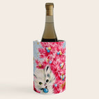 Retro Christmas, Vintage Christmas Kitten Wine Chiller Gallery Image 1