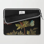 Peonies with a butterfly - Johann Christoph Bayer -1812- Antique Lifelike Botanical Nature Painting Laptop Sleeve Gallery Image 2