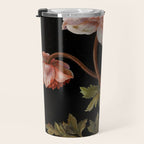 Peonies with a butterfly - Johann Christoph Bayer -1812- Antique Lifelike Botanical Nature Painting Travel Mug Gallery Image 3