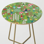 Gnomes In the Garden Green Side Table Gallery Image 2