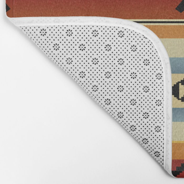 Thunderbird | Native American Pattern Bath Mat Gallery Image 2
