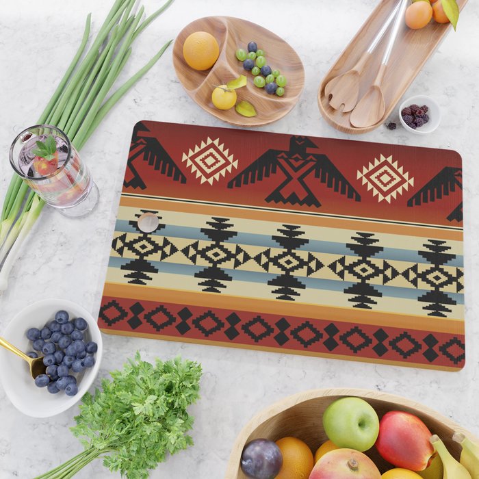 Thunderbird | Native American Pattern Cutting Board Gallery Image 2